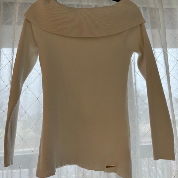 white michael kors sweater size large - Picture 1 of 3